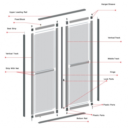 Bi - Fold Door Screen