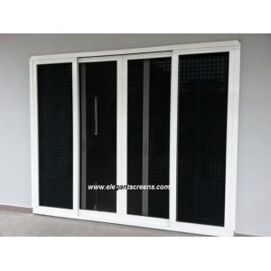 4 PANELS SECURITY SLIDING DOOR